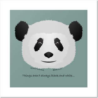 Baby Panda - Not everything is black and white… Posters and Art